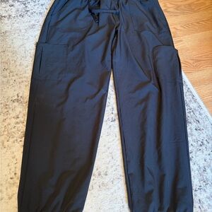 Hanes Black Women's Cargo Jogger Pants